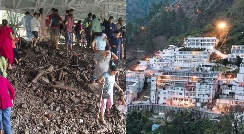 Devotees died in landslide on Vaishno Devi road, President expressed condolences