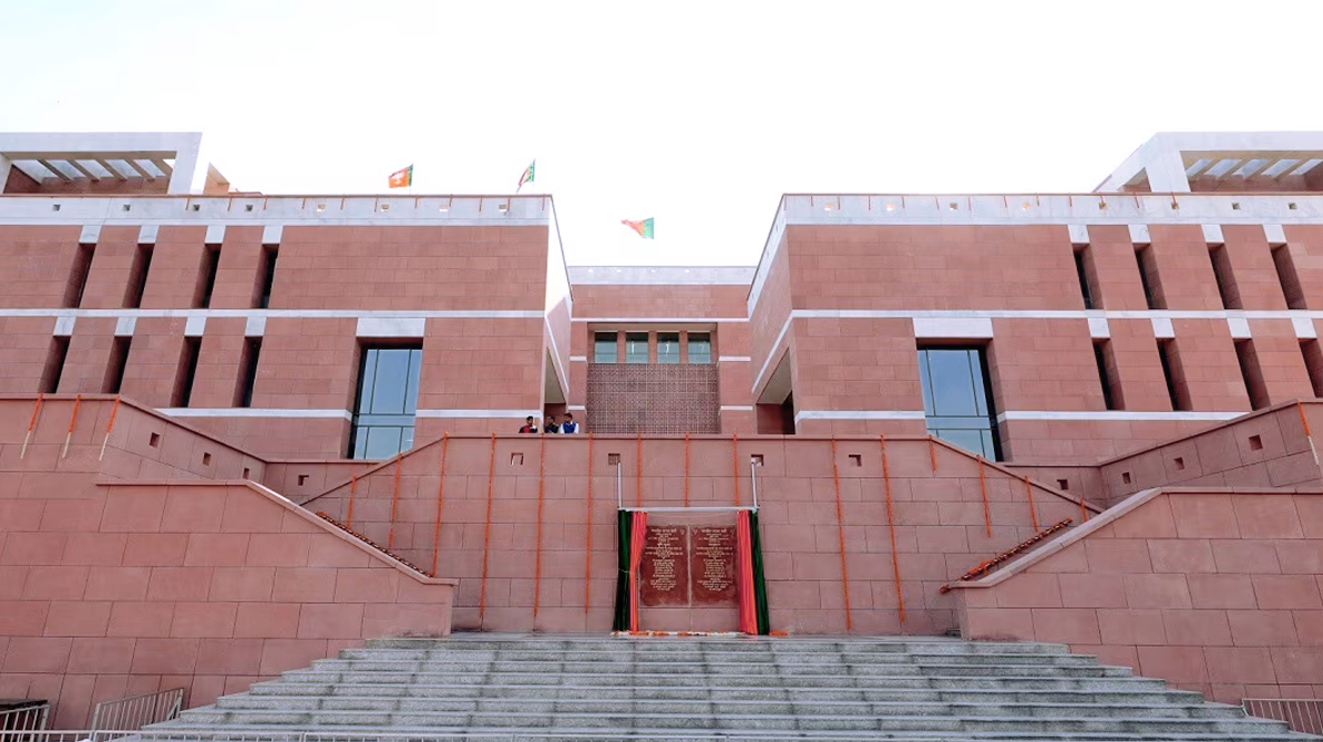 बीजेपी युवा अध्यक्ष नितिन नवीन पार्टी मुख्यालय में