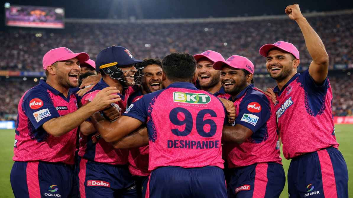 राजस्थान की जीत IPL मैच celebration